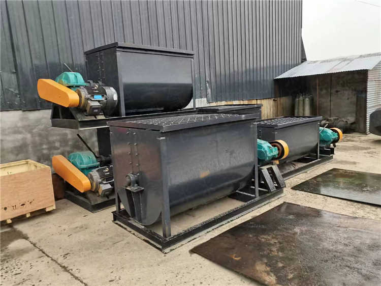 有機(jī)肥料生產(chǎn)加工設(shè)備 肥料臥式攪拌機(jī) 小型生產(chǎn)線預(yù)混設(shè)備