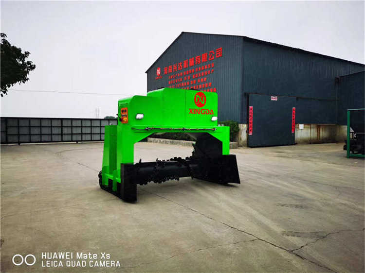 小型有機肥履帶式翻拋機 有機肥加工翻拋設(shè)備 牛豬糞發(fā)酵翻堆機